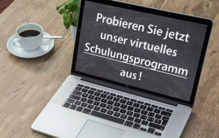 Laptop mit Aufschrift