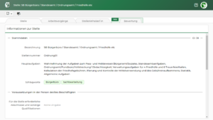 stellenbeschreibung Beispiel