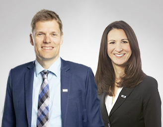 Dr. Lars Algermissen und Carolina Frischmuth