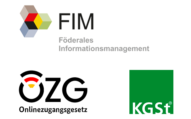 FIM-, OZG-, KGSt-Logo