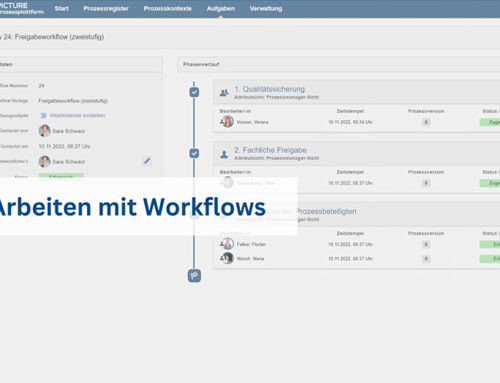 Neue Screencasts zum Workflow-Feature in der PICTURE-Prozessplattform
