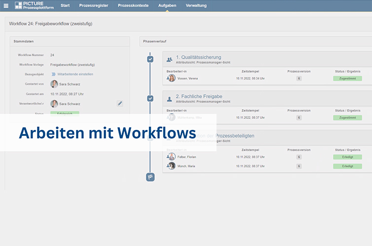 Screencast "Arbeiten mit Workflows"