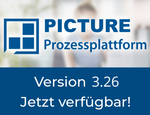 Version 3.26 der PICTURE-Prozessplattform ab 30. Januar 2024 verfügbar
