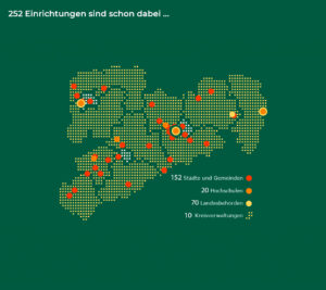 Sachsenkarte mit PICTURE-Kunden
