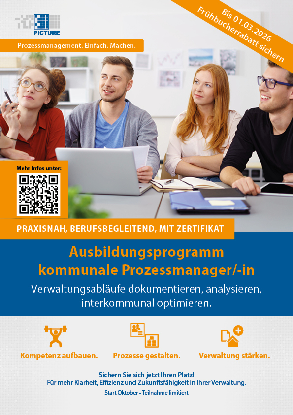 Vorschaubild Flyer Ausbildungsprogramm Prozessmanager